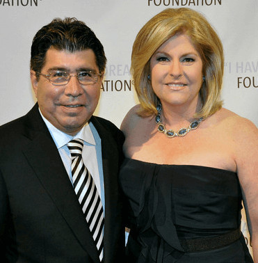 Sue Herera with her husband, Daniel Herera